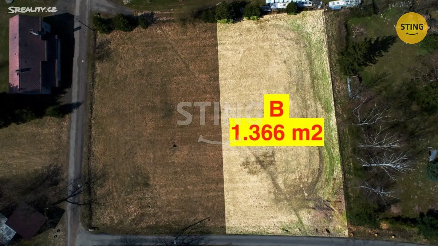 Prodej  stavebního pozemku 2 732 m², Liberk - Hláska, okres Rychnov nad Kněžnou
