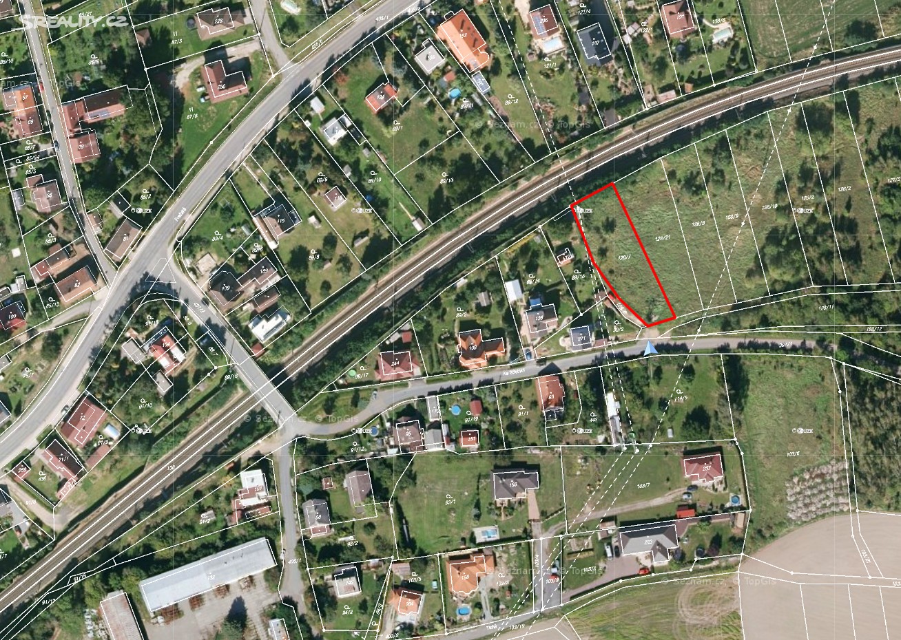 Prodej  stavebního pozemku 1 293 m², Rokycany - Borek, okres Rokycany