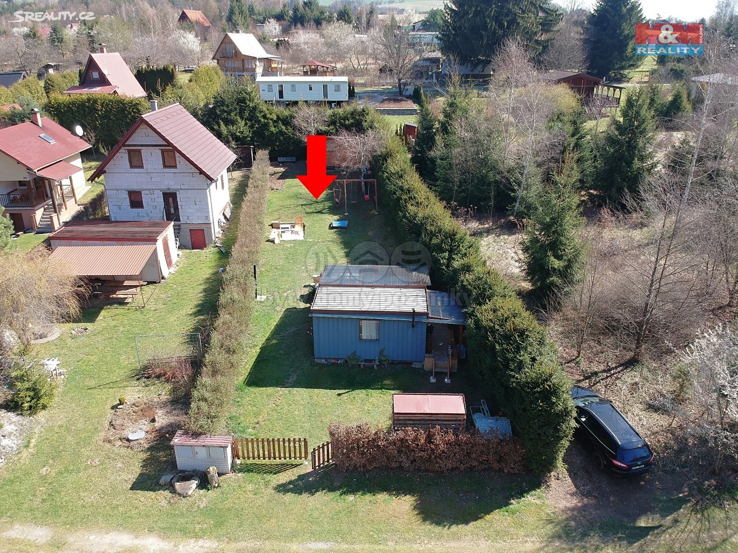 Prodej  chaty 15 m², pozemek 450 m², Chřenovice, okres Havlíčkův Brod