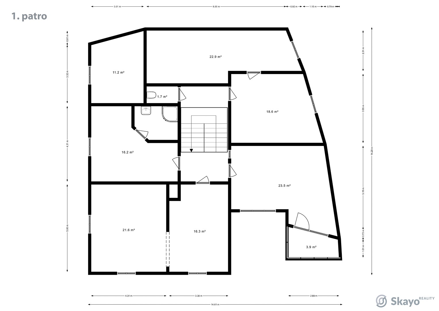 Prodej  rodinného domu 366 m², pozemek 1 241 m², Lounická, Litvínov - Hamr