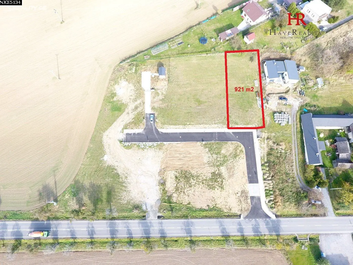 Prodej  stavebního pozemku 921 m², Řehenice - Křiváček, okres Benešov