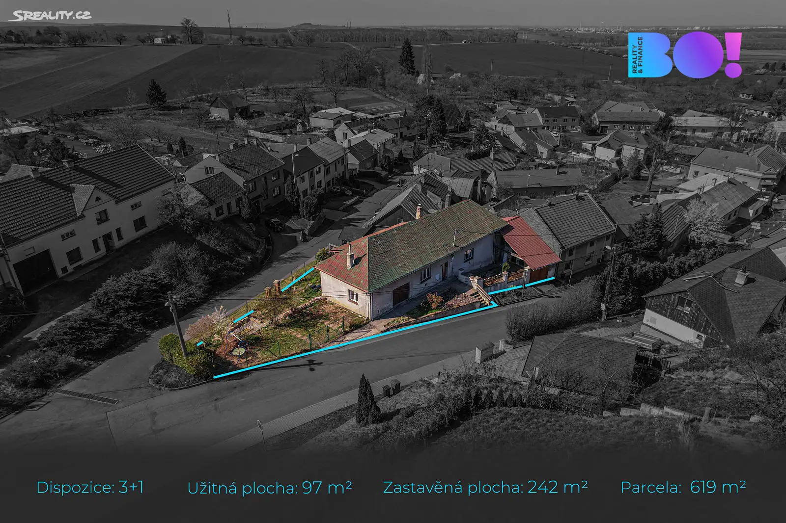 Prodej  rodinného domu 97 m², pozemek 619 m², Pavlovice u Přerova, okres Přerov