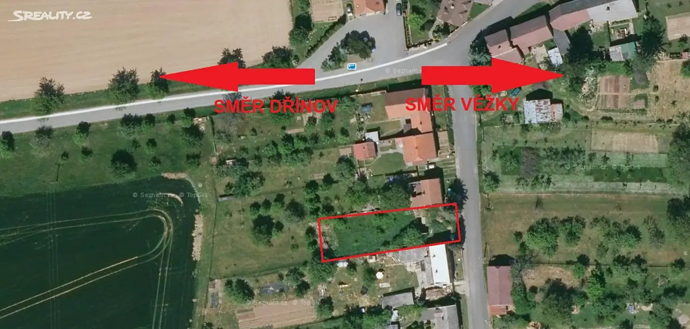 Pronájem  zahrady 667 m², Věžky - Vlčí Doly, okres Kroměříž