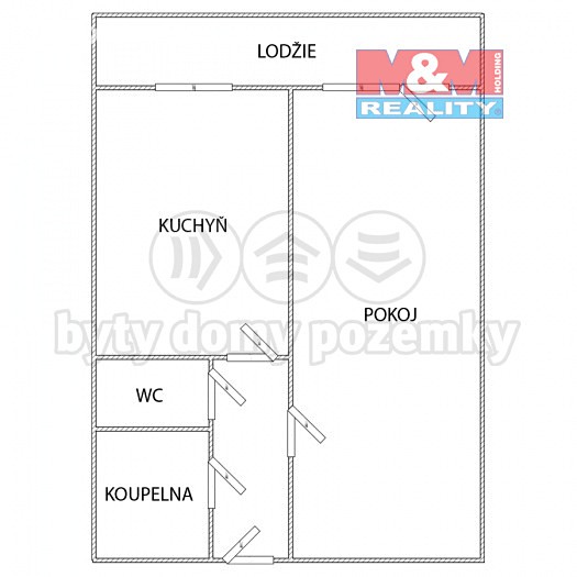 Prodej bytu 1+1 44 m², Cholevova, Ostrava - Ostrava-Jih