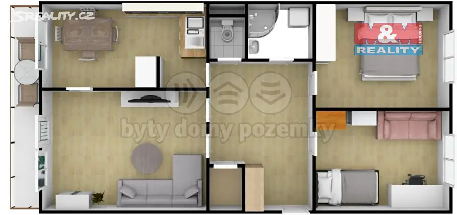 Prodej bytu 3+1 79 m², Pohnertova, Praha 8 - Kobylisy