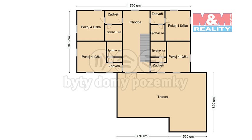 Prodej  chalupy 410 m², pozemek 1 448 m², Běstvina, okres Chrudim