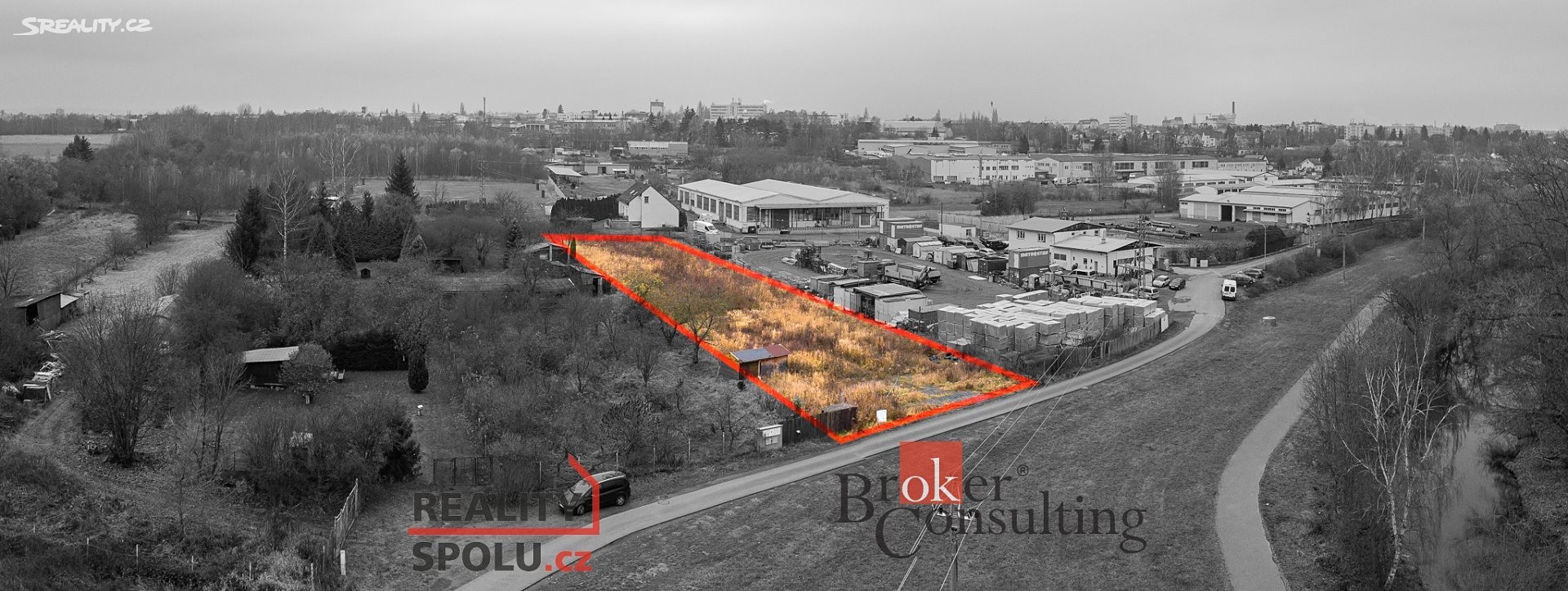 Prodej  komerčního pozemku 2 411 m², K Jezu, Plzeň - Božkov