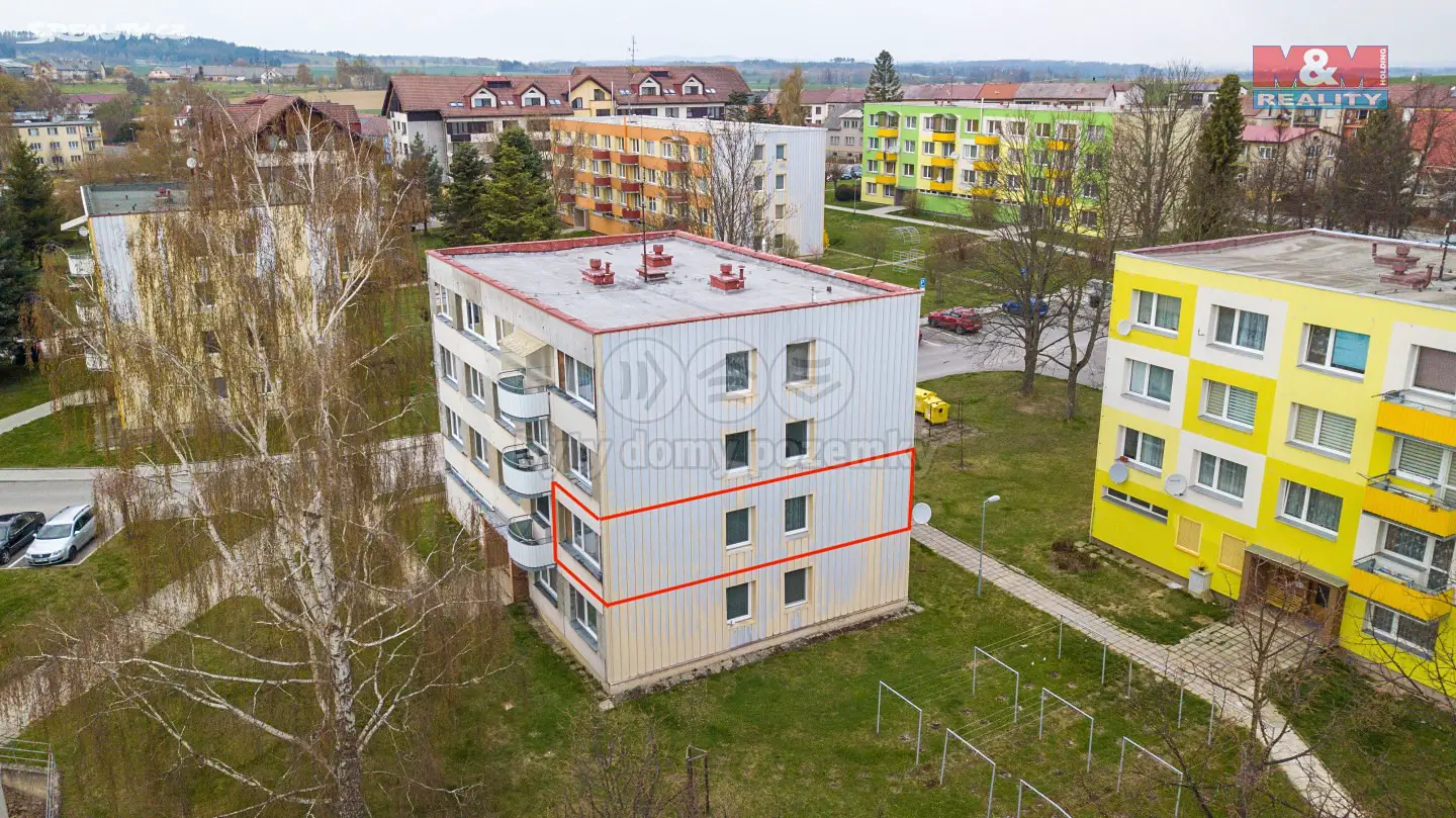 Pronájem bytu 3+1 62 m², Slavonice, okres Jindřichův Hradec