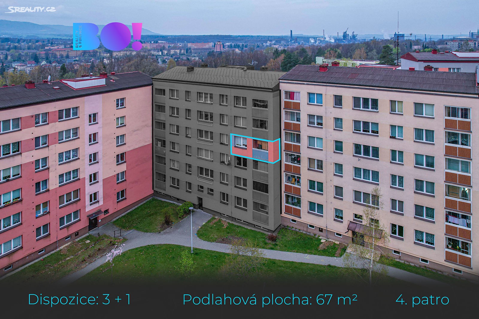 Prodej bytu 3+1 67 m², Sosnová, Třinec - Dolní Líštná