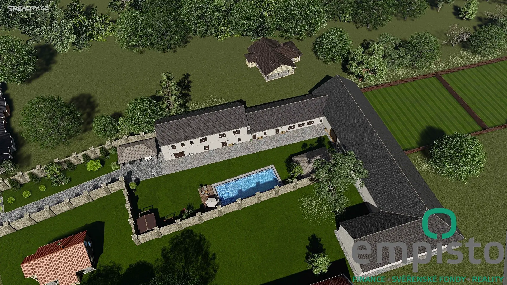 Prodej  rodinného domu 360 m², pozemek 4 468 m², Počenice-Tetětice, okres Kroměříž