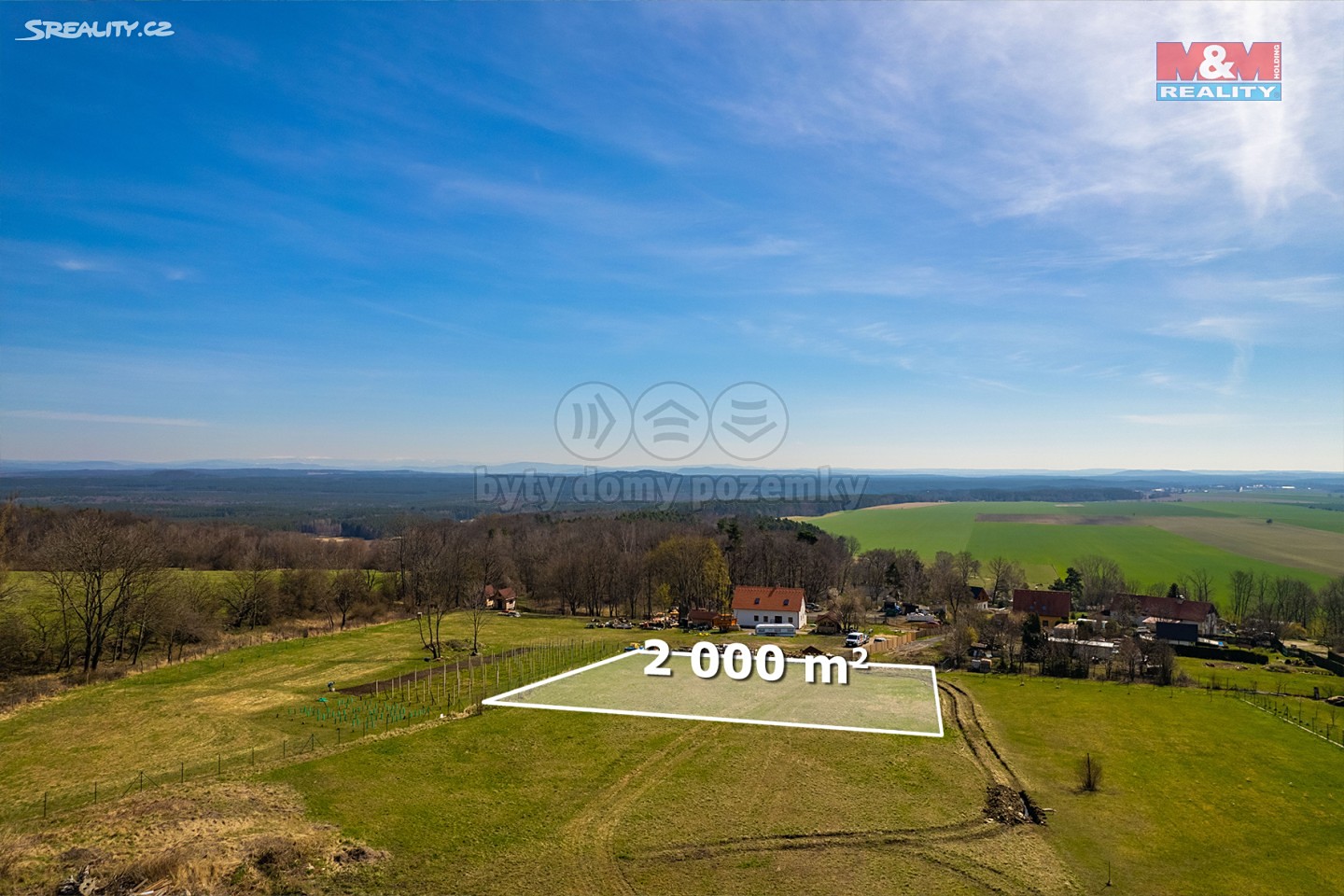 Prodej  stavebního pozemku 2 000 m², Bezděz, okres Česká Lípa
