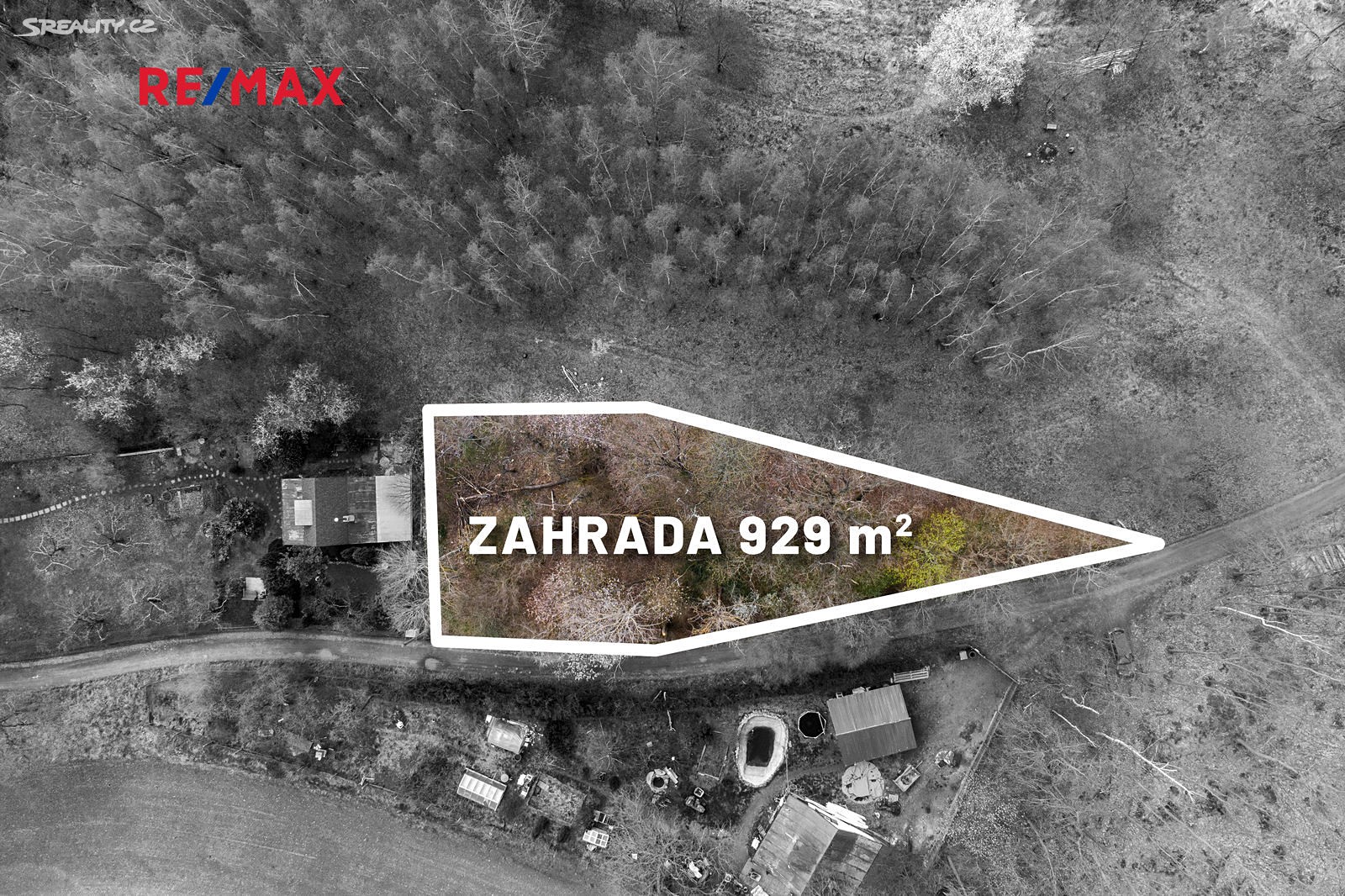 Prodej  zahrady 929 m², Pyšely, okres Benešov