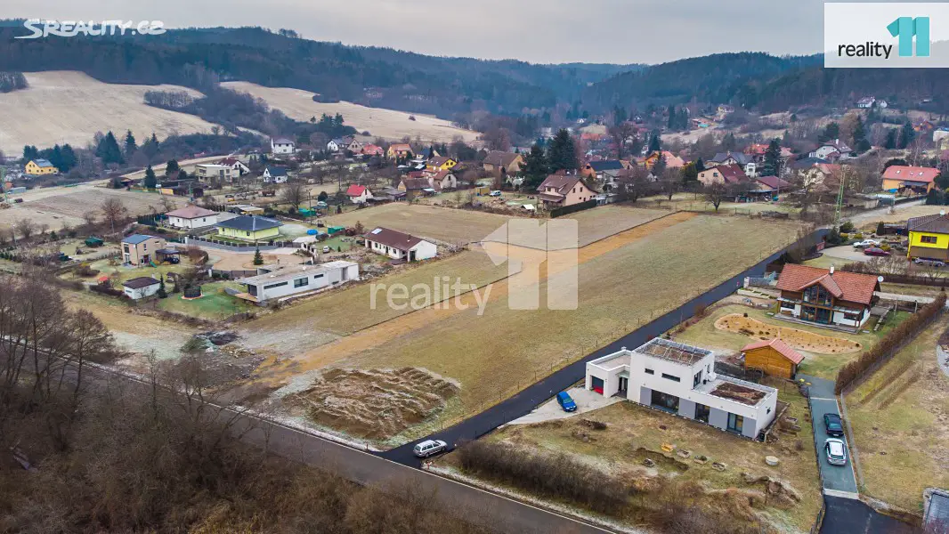 Prodej  stavebního pozemku 840 m², Týnec nad Sázavou - Čakovice, okres Benešov