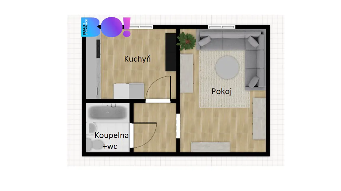 Prodej bytu 1+1 30 m², Čujkovova, Ostrava - Zábřeh