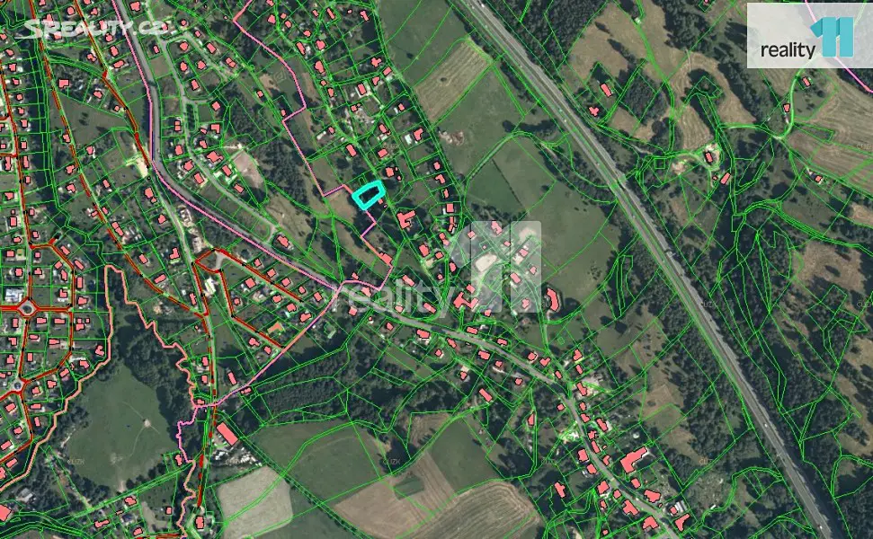 Prodej  stavebního pozemku 985 m², Dlouhý Most, okres Liberec