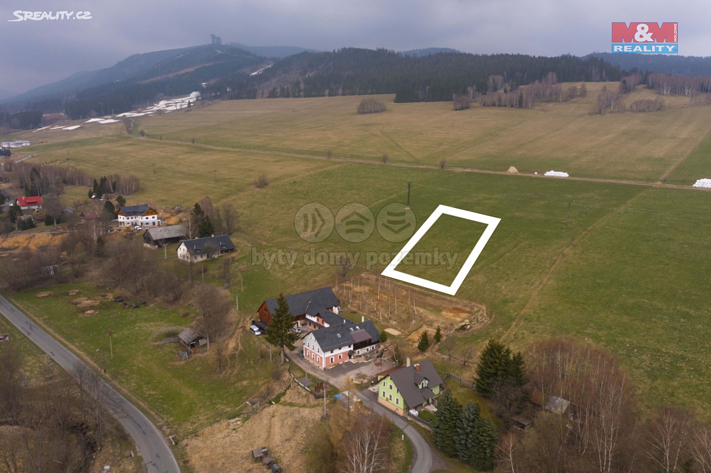 Prodej  stavebního pozemku 1 504 m², Dolní Morava - Velká Morava, okres Ústí nad Orlicí