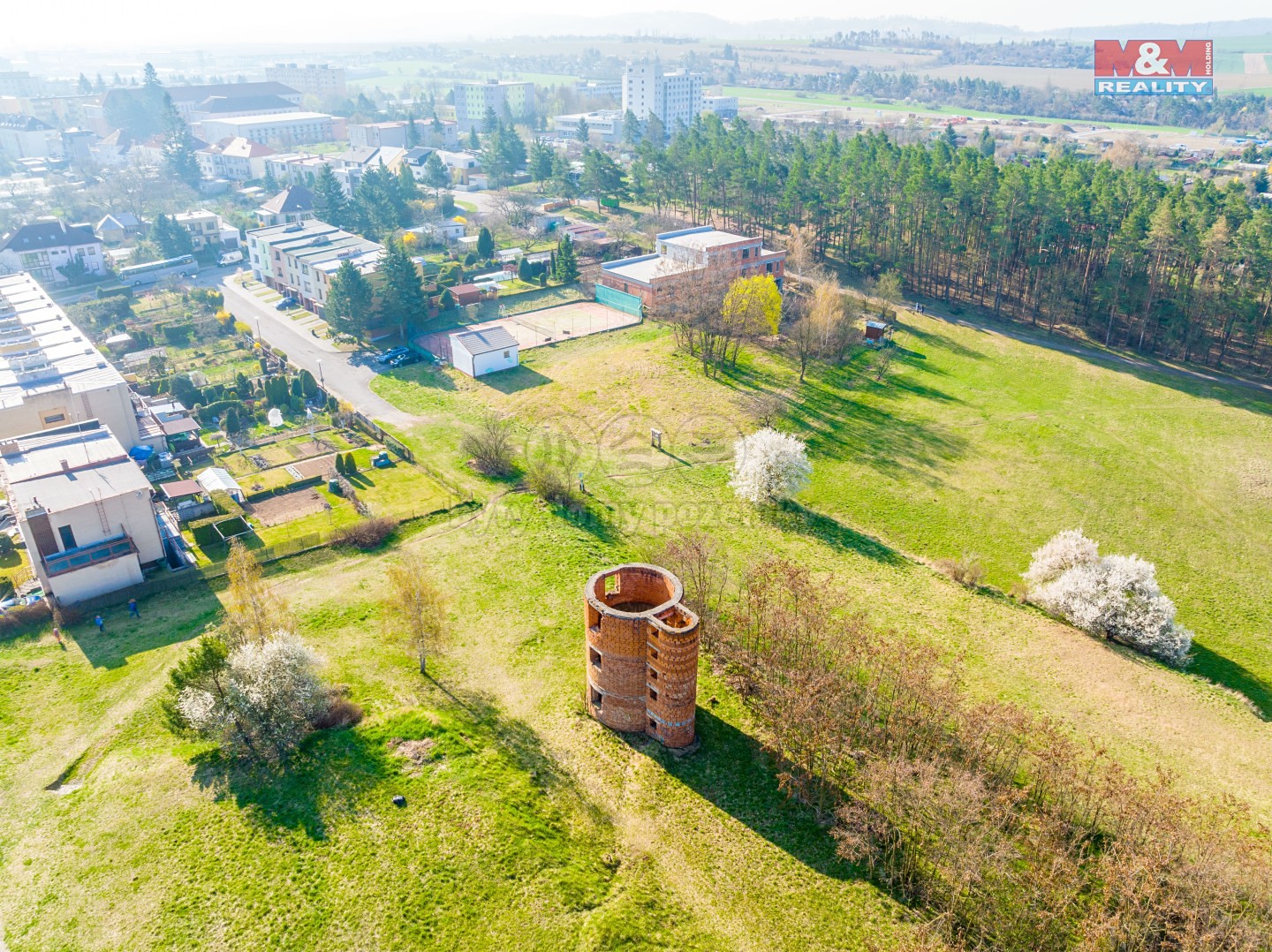 Prodej  stavebního pozemku 254 m², Třebíč - Horka-Domky, okres Třebíč