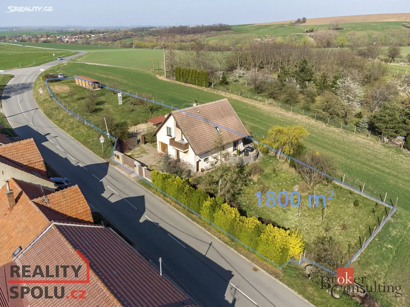 Prodej  rodinného domu 205 m², pozemek 1 800 m², Moravské Málkovice, okres Vyškov