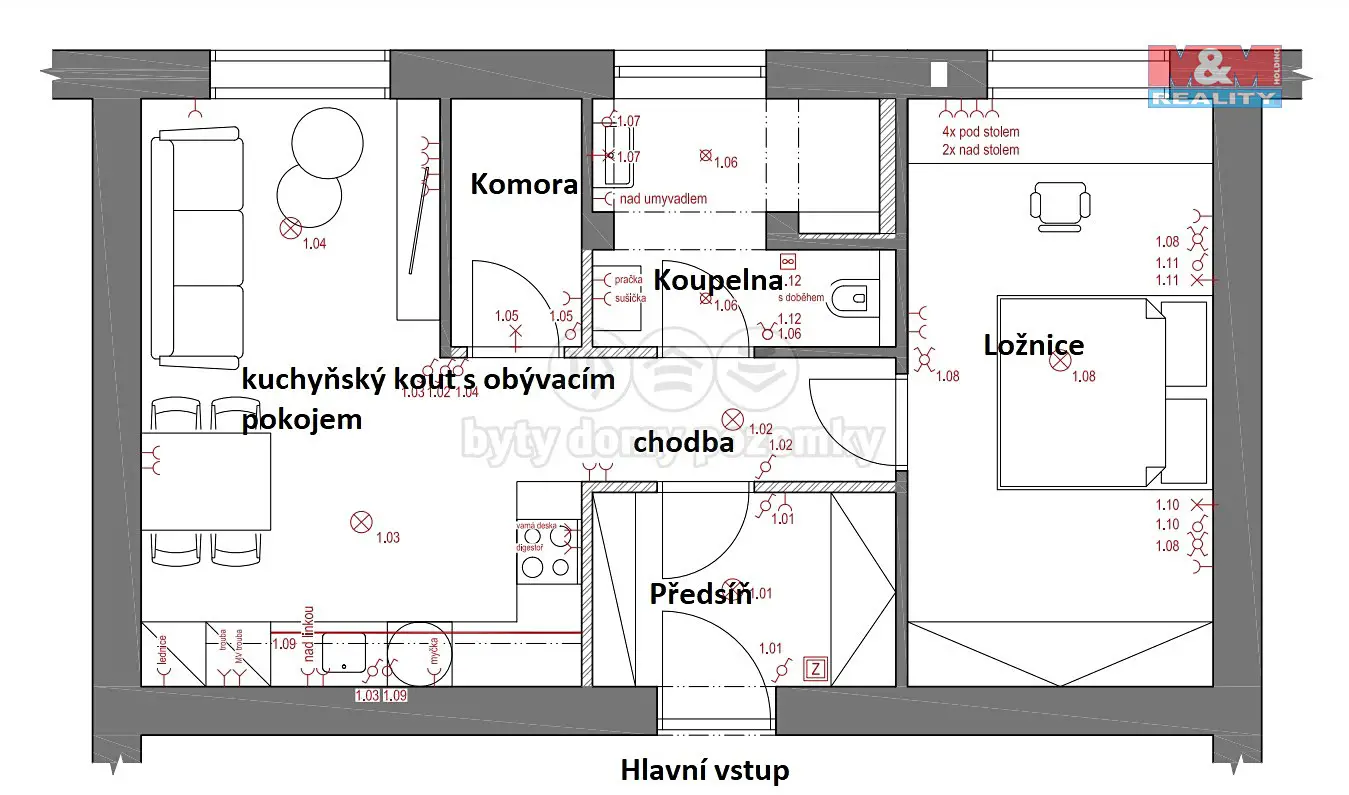 Pronájem bytu 2+kk 51 m², Hrnčířská, Beroun - Beroun-Město