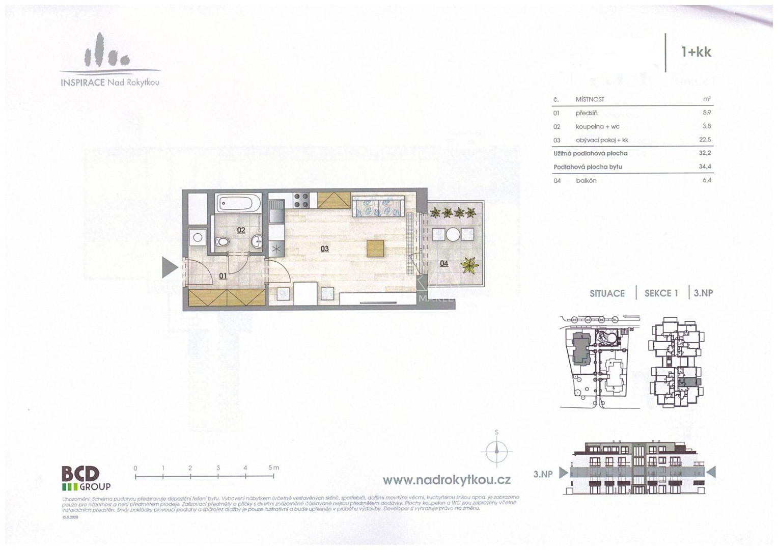 Prodej bytu 1+kk 41 m², Ivana Hlinky, Praha 9 - Vysočany