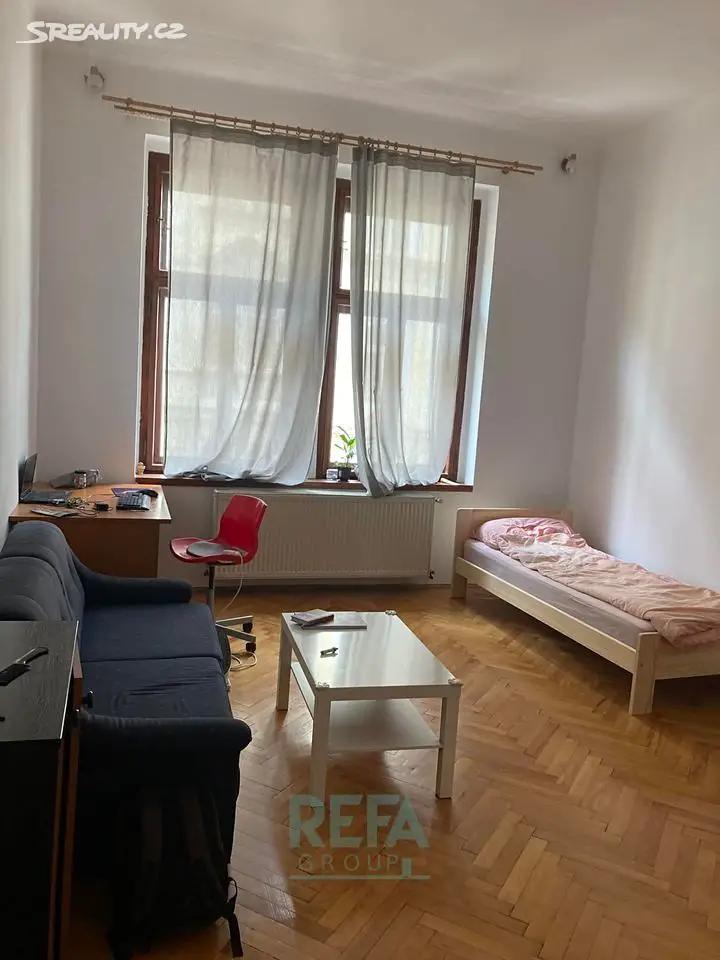Pronájem bytu 2+1 65 m², Husinecká, Praha 3 - Žižkov