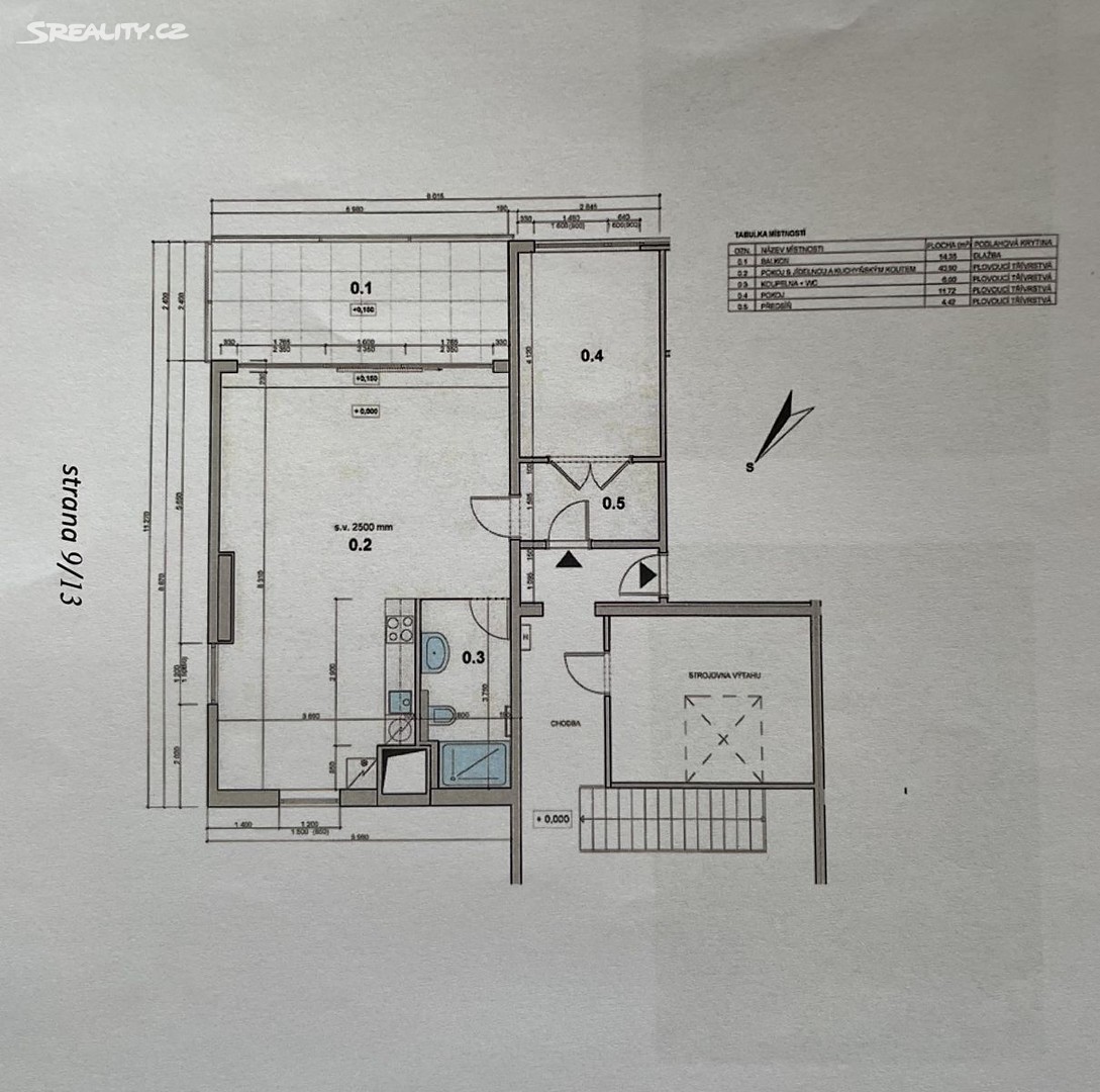Pronájem bytu 2+kk 63 m², Na Záhonech, Praha 4 - Michle