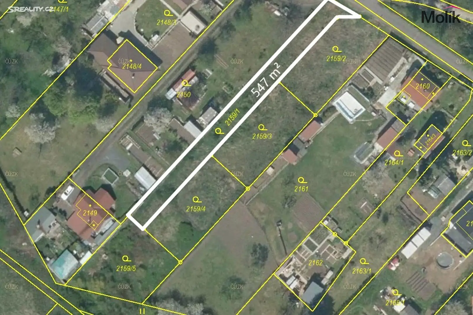 Prodej  stavebního pozemku 615 m², Potoční, Teplice - Trnovany