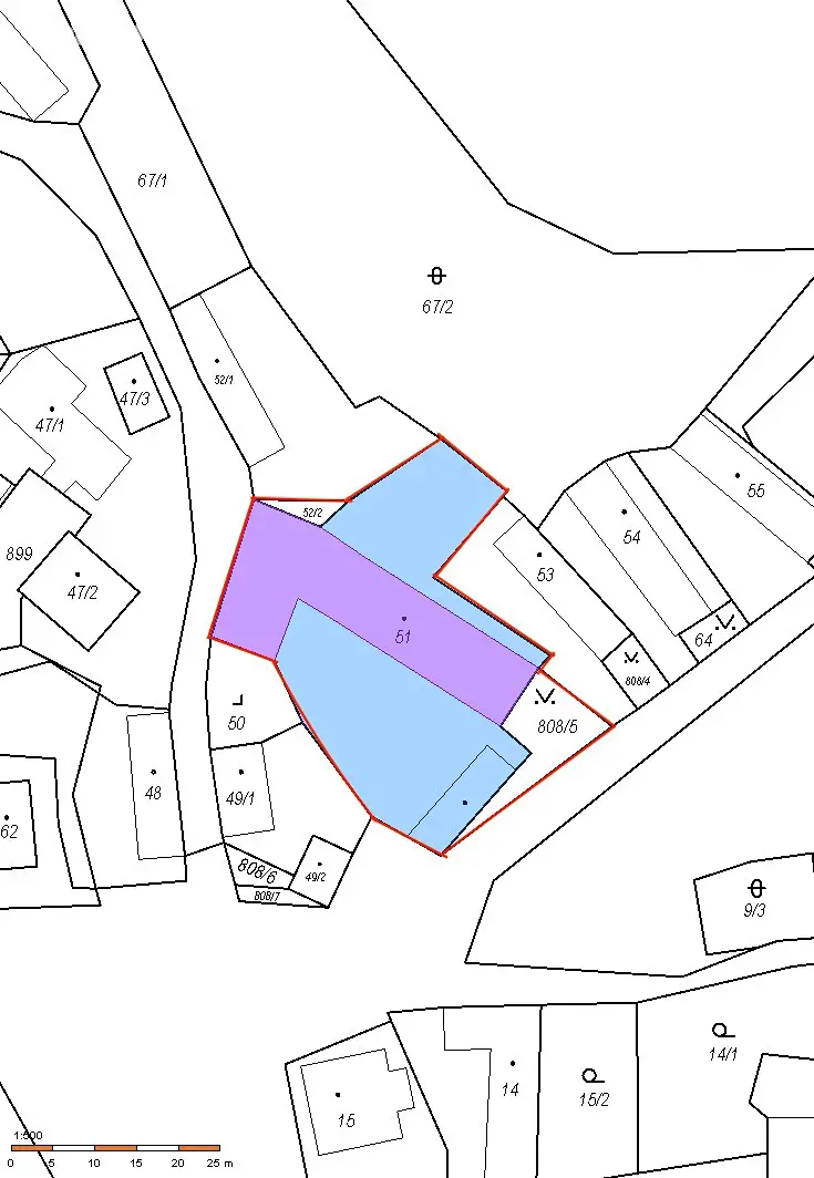 Prodej  stavebního pozemku 1 258 m², Vitice, okres Kolín