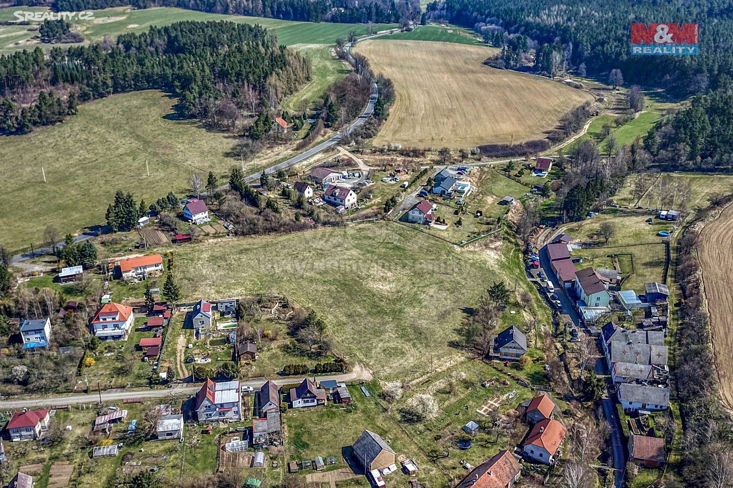 Prodej  stavebního pozemku 13 327 m², Vrčeň, okres Plzeň-jih
