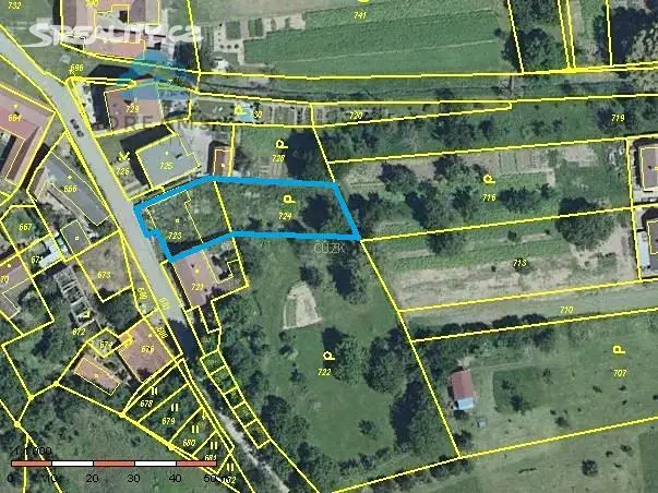 Prodej  stavebního pozemku 663 m², Diváky, okres Břeclav