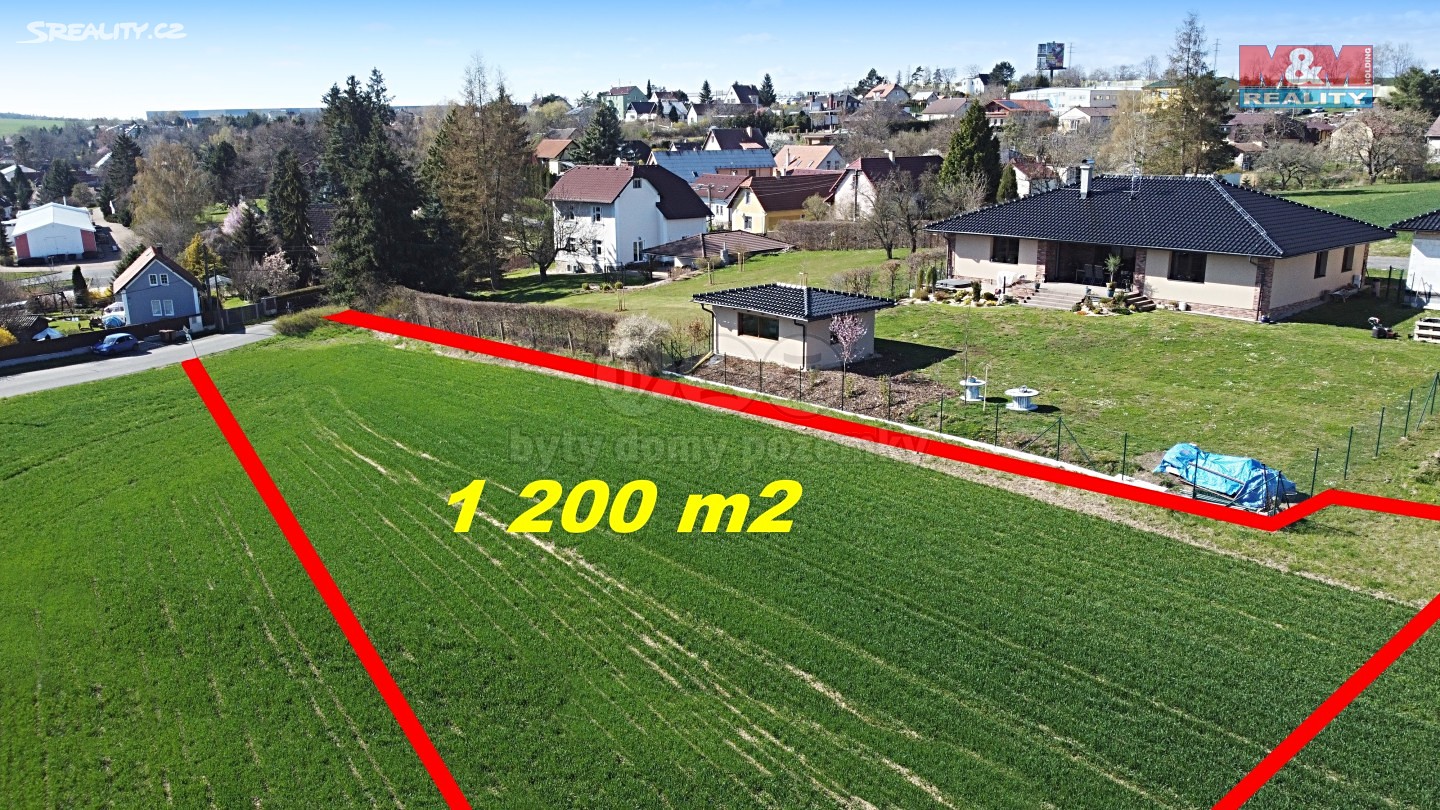 Prodej  stavebního pozemku 1 200 m², Všešímská, Kunice