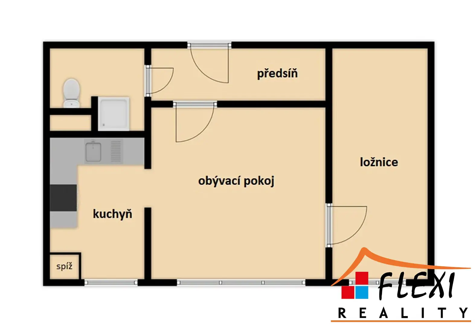 Pronájem bytu 2+1 45 m², Kysucká, Český Těšín