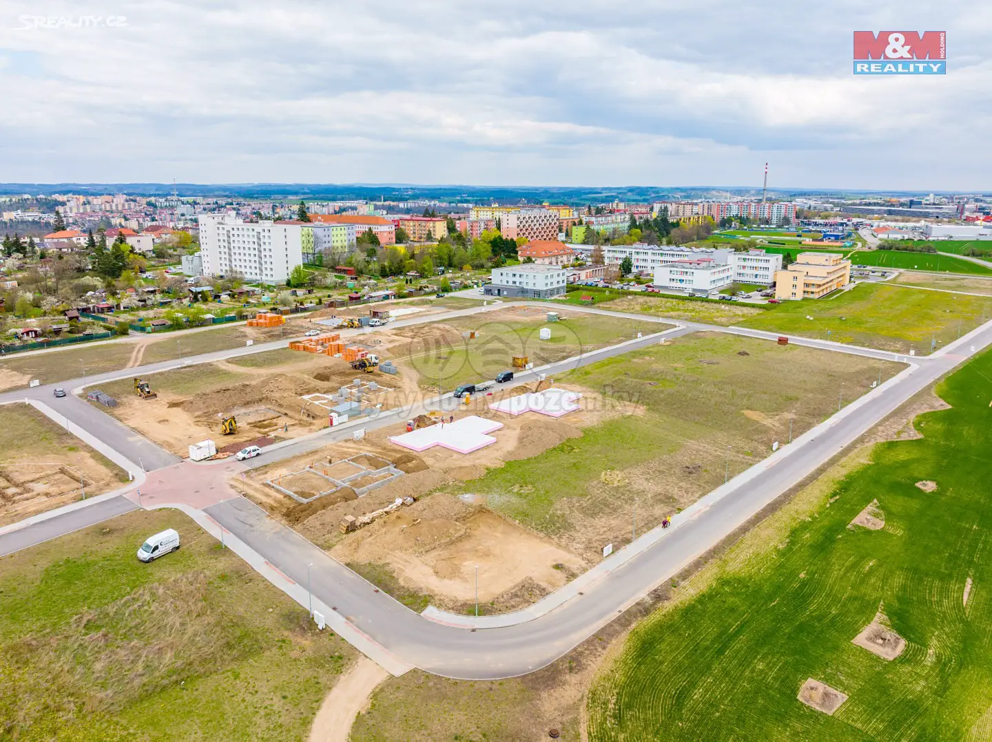 Prodej  stavebního pozemku 619 m², Antonína Kaliny, Třebíč - Horka-Domky