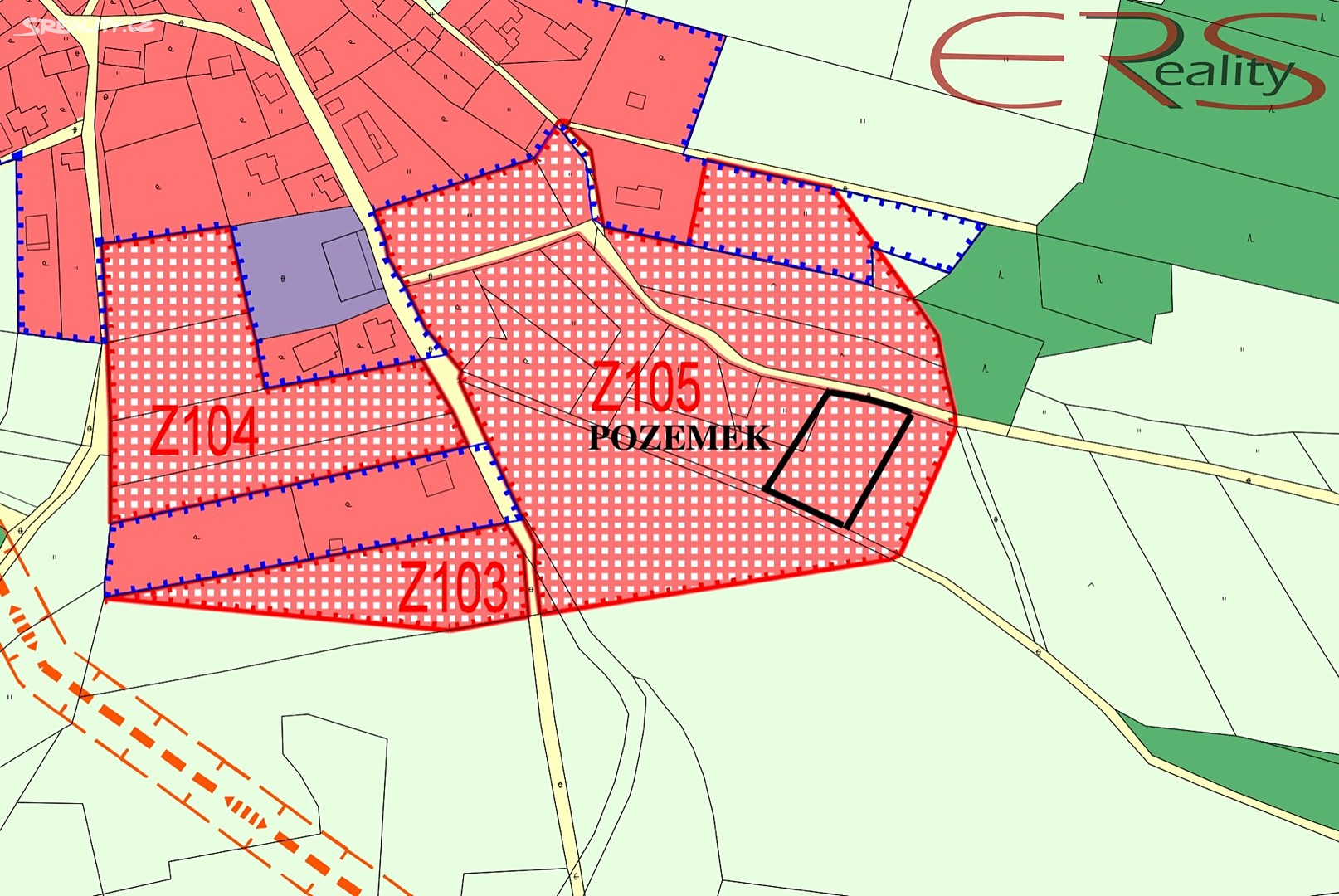 Prodej  stavebního pozemku 1 386 m², Slaná - Hořensko, okres Semily