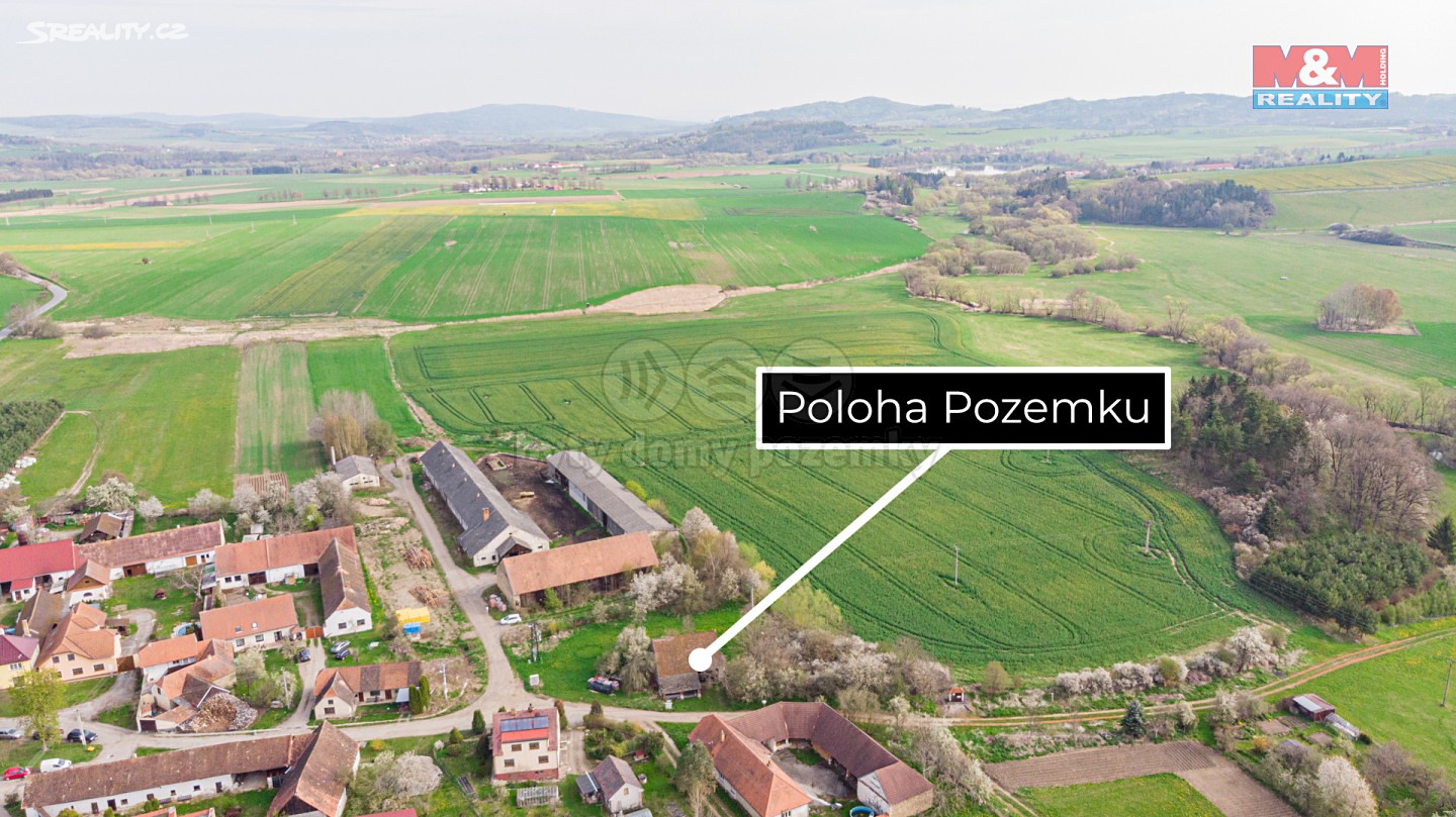 Prodej  stavebního pozemku 2 328 m², Strunkovice nad Blanicí - Svojnice, okres Prachatice