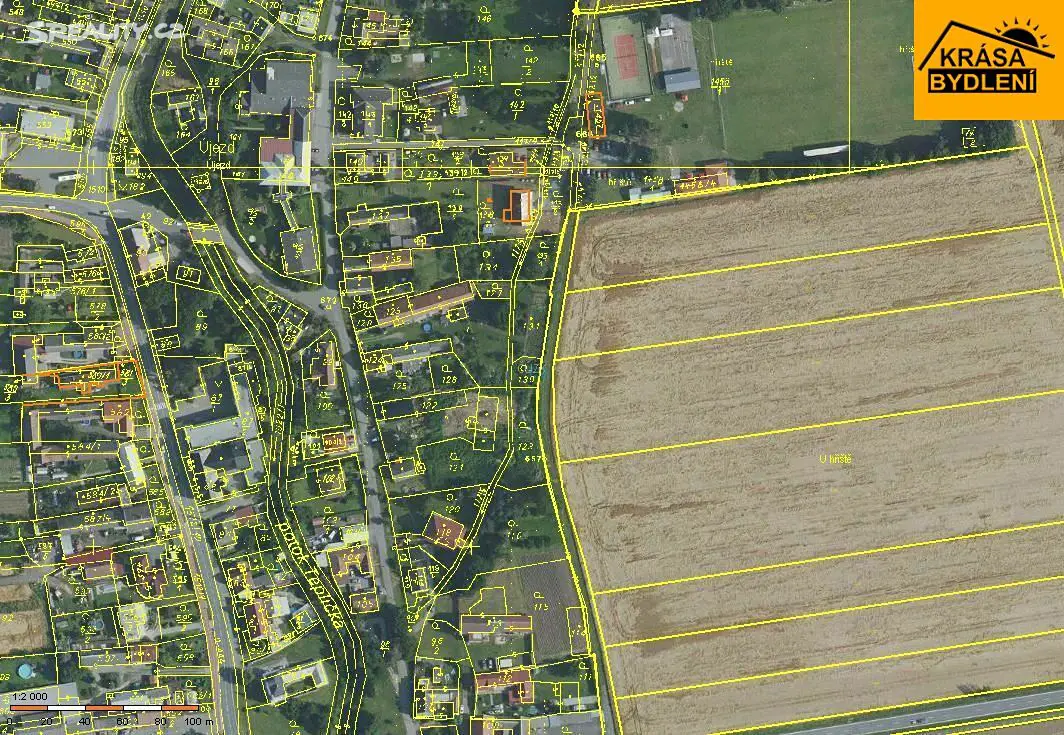 Prodej  stavebního pozemku 600 m², Újezd, okres Olomouc
