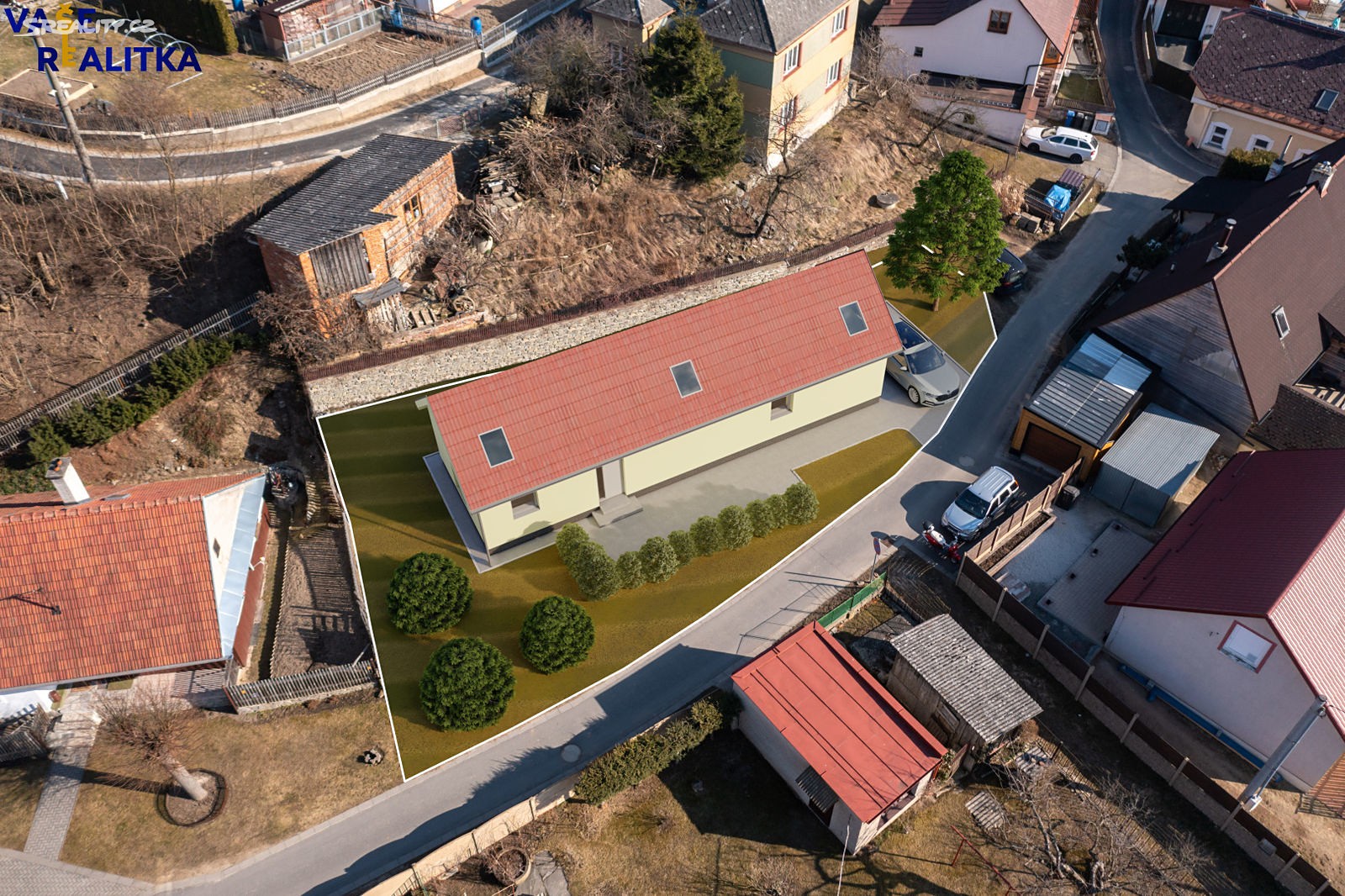 Prodej  stavebního pozemku 304 m², Ztracená, Bludov