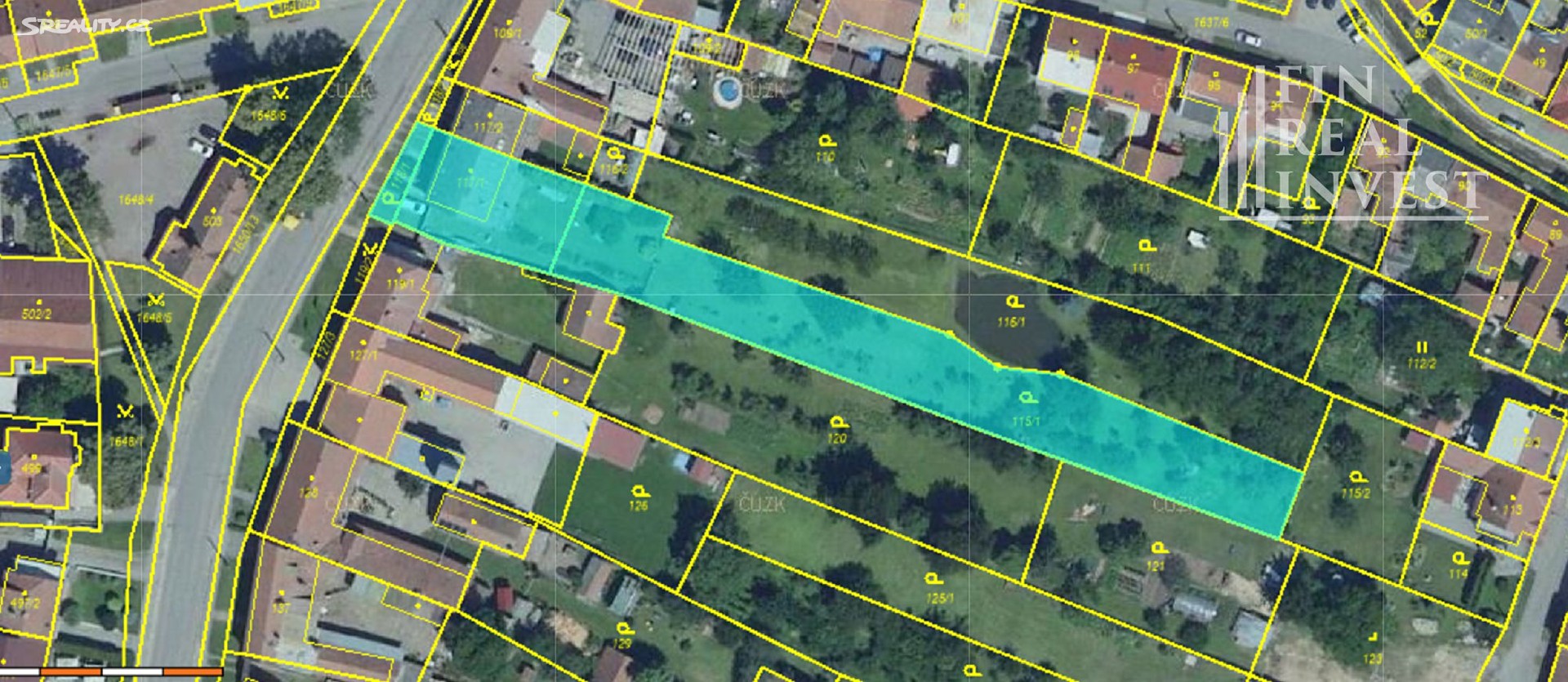 Prodej  stavebního pozemku 2 085 m², Drnovice, okres Vyškov