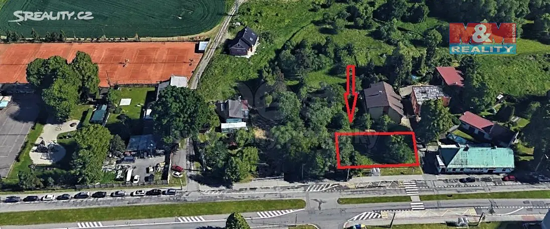 Prodej  stavebního pozemku 1 324 m², U Boříka, Ostrava - Nová Ves