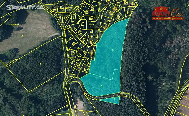 Prodej  lesa 15 079 m², Vrbatův Kostelec, okres Chrudim