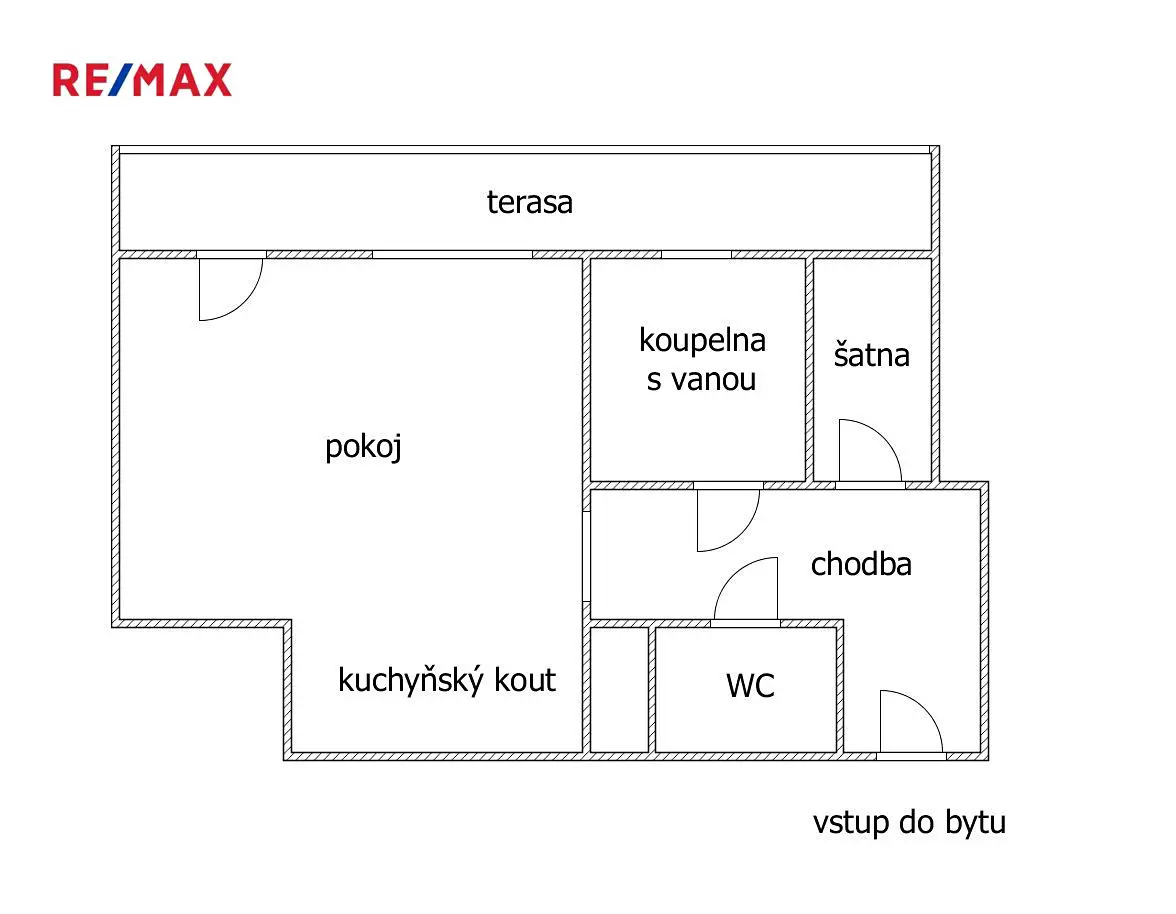 Pronájem bytu 1+kk 50 m², Vrchlického, Kladno - Kročehlavy