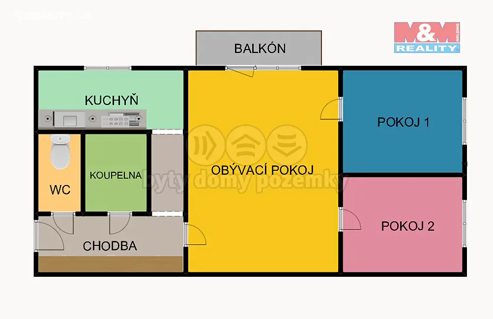 Prodej bytu 3+1 69 m², Puškinova, Šumperk