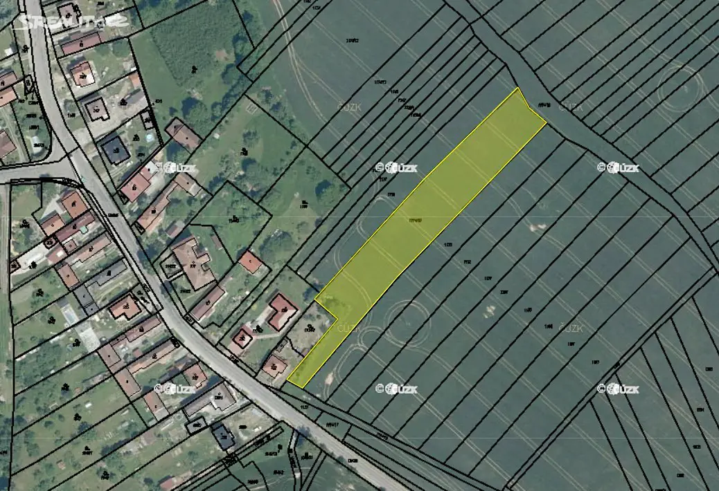 Prodej  stavebního pozemku 4 991 m², Přeštice - Žerovice, okres Plzeň-jih