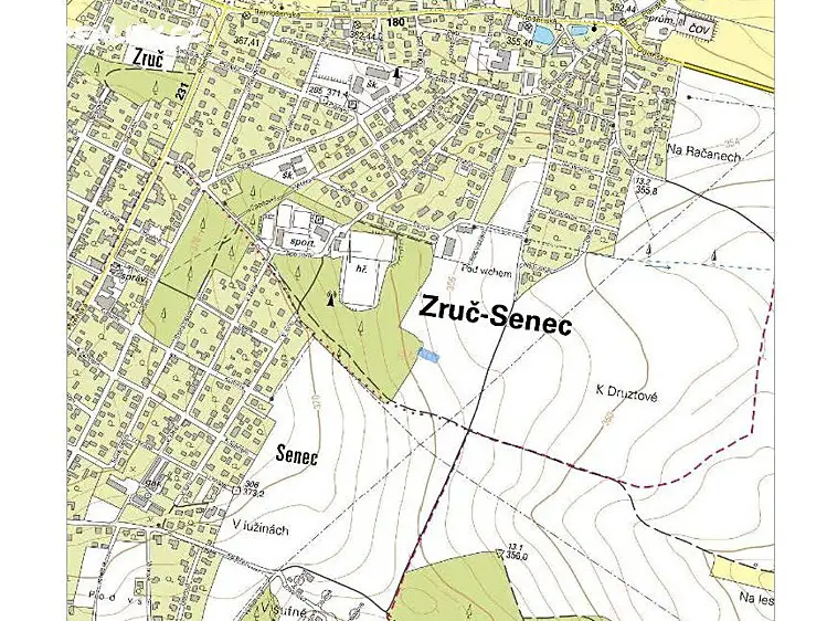 Prodej  stavebního pozemku 902 m², Zruč-Senec - Zruč, okres Plzeň-sever
