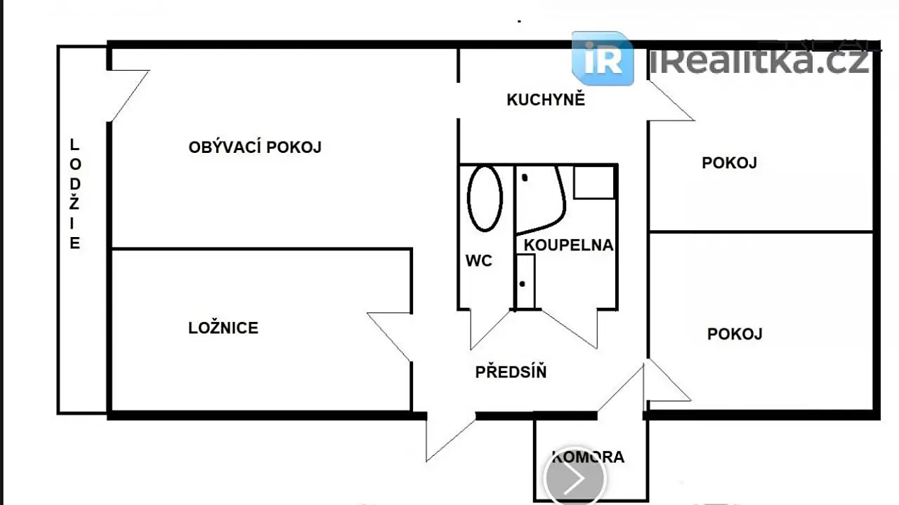 Prodej bytu 4+1 93 m², Stavbařů, Litoměřice - Předměstí