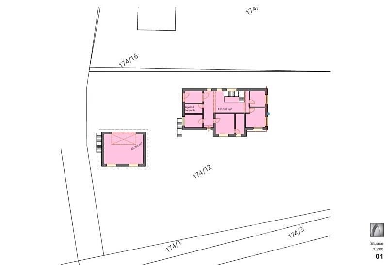 Prodej  stavebního pozemku 1 743 m², Dubová, Kunice - Dolní Lomnice