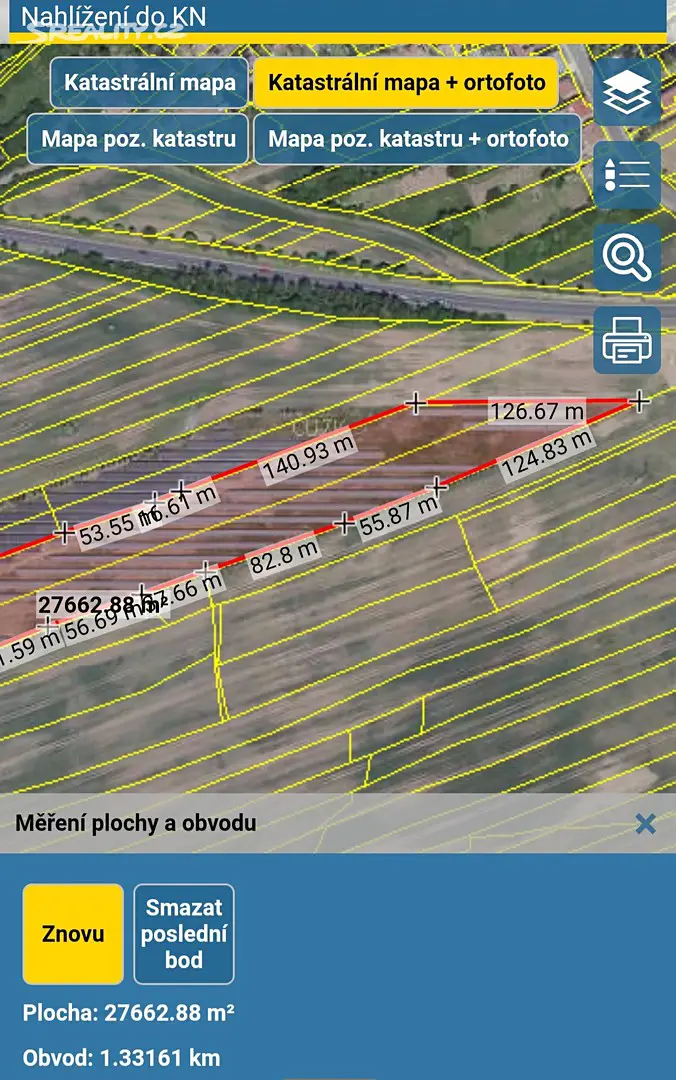 Prodej  komerčního pozemku 27 000 m², Krupá, okres Rakovník