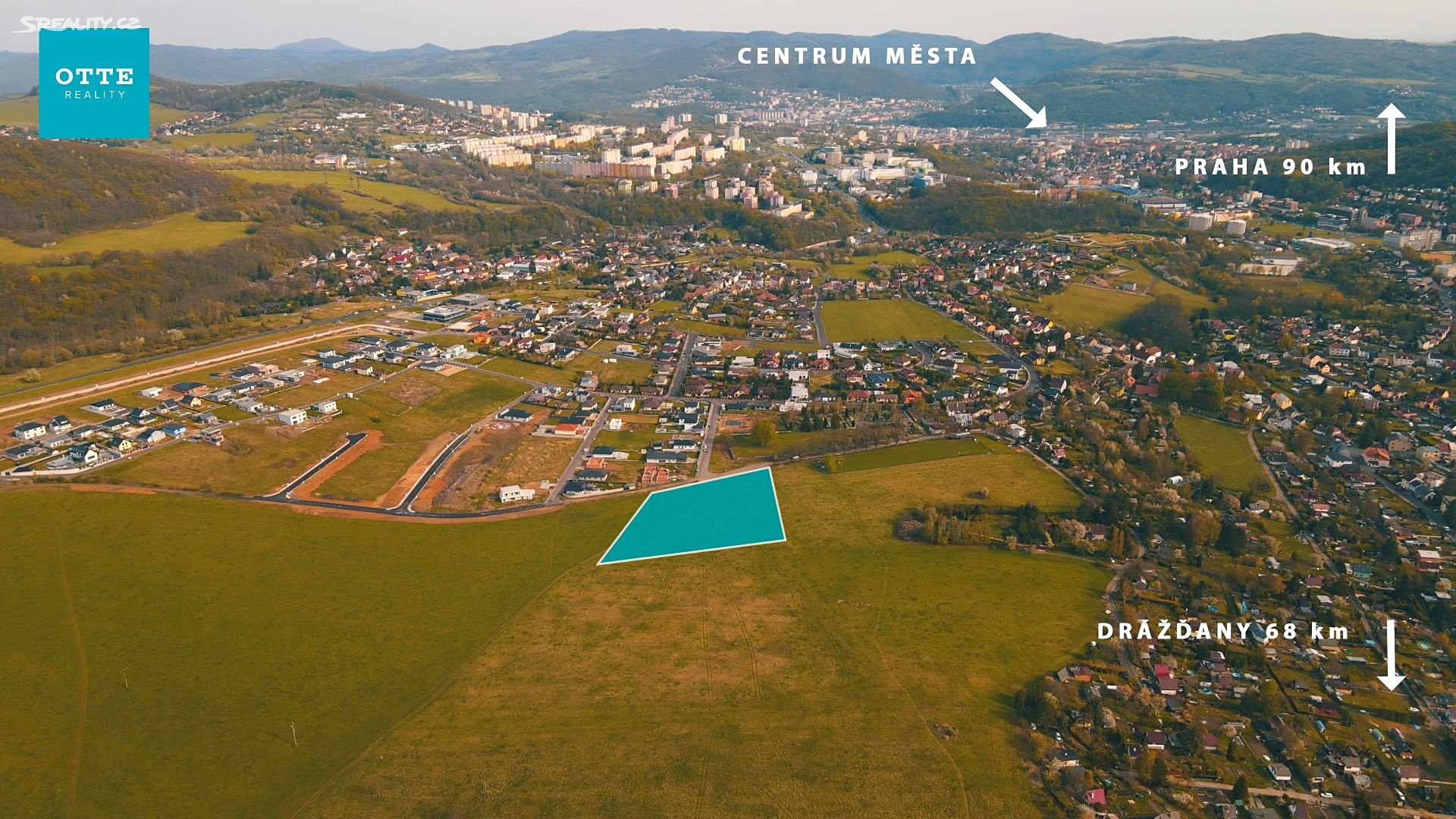Prodej  komerčního pozemku 14 109 m², Ústí nad Labem, okres Ústí nad Labem