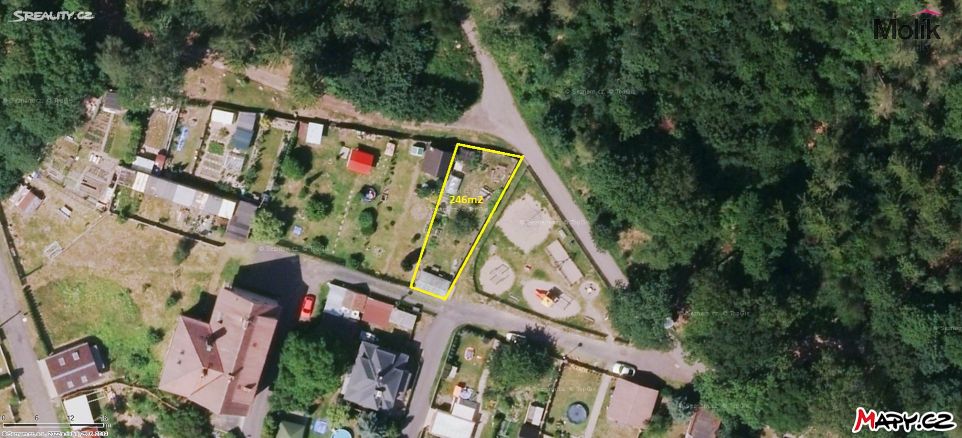 Prodej  zahrady 246 m², Karla Hynka Máchy, Lom