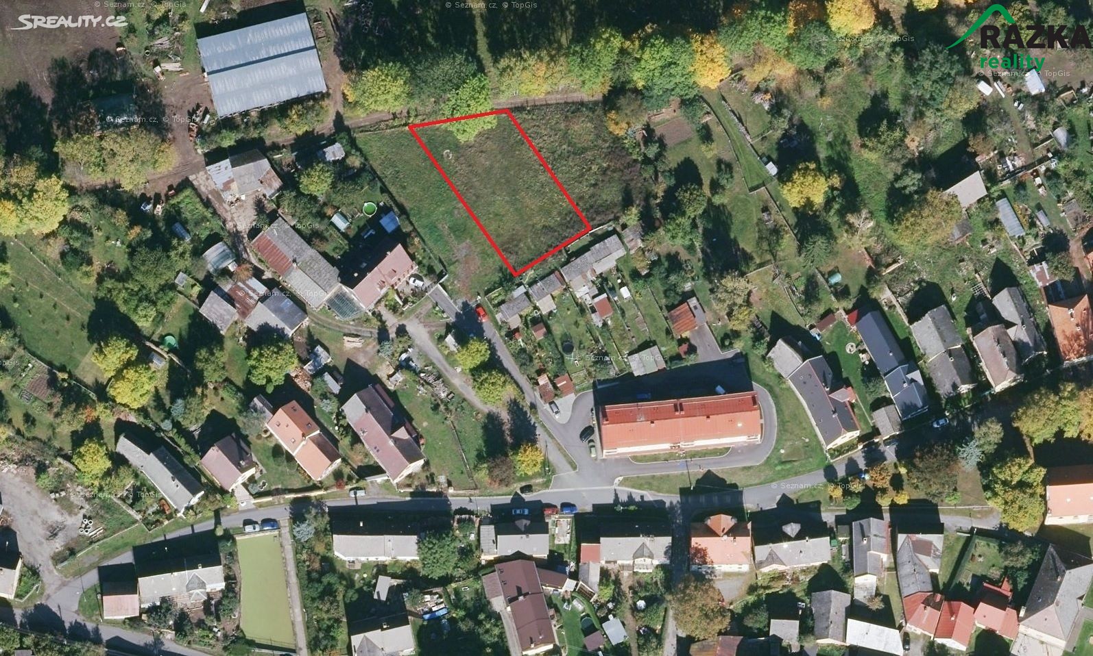 Prodej  stavebního pozemku 1 154 m², Chodský Újezd, okres Tachov